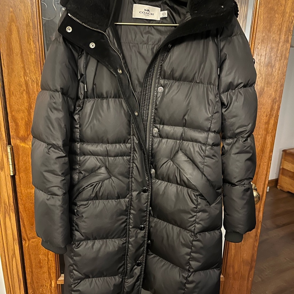 Coach Long Puffer Coat